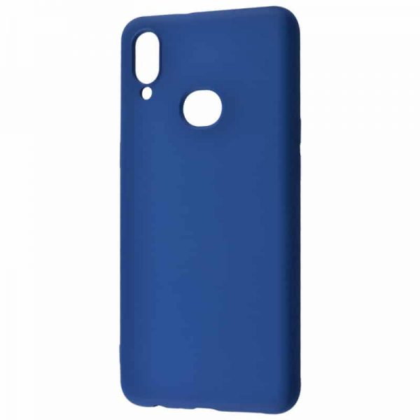 Чехол Silicone Case WAVE Full с микрофиброй для Samsung Galaxy A10s 2019 (A107) – Blue