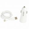 Автомобильное зарядное устройство Aspor A902C+ кабель Lightning (2USB / 2.4A) – White