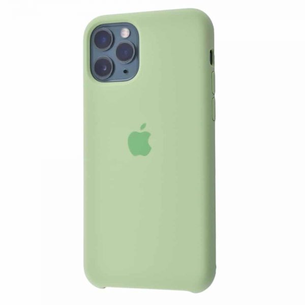 Оригинальный чехол Silicone case + HC для Iphone 11 №10 – Mint gum