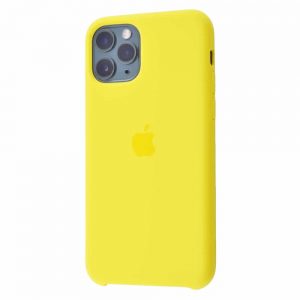 Оригинальный чехол Silicone case + HC для Iphone 11 Pro №13 – Yellow