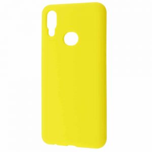 Чехол Silicone Case WAVE Full с микрофиброй для Samsung Galaxy A10s 2019 (A107) – Yellow