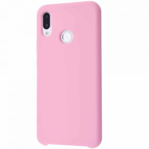 Чехол Silicone Case WAVE Full с микрофиброй для Huawei P Smart Plus / Nova 3i – Light pink