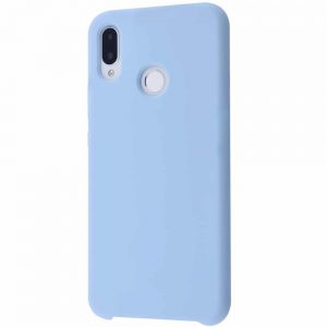 Чехол Silicone Case с микрофиброй для  Xiaomi Redmi Note 5 / 5 Pro – Sky blue