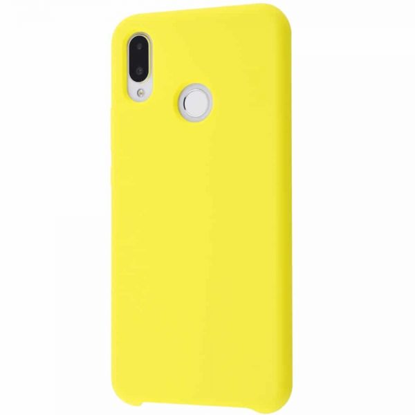 Чехол Silicone Case WAVE Full с микрофиброй для Huawei P Smart Plus / Nova 3i – Yellow