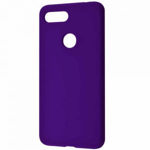 Чехол Silicone Case WAVE Full с микрофиброй для Xiaomi Mi 8 Lite / Mi 8 Youth (Mi 8X) – Purple