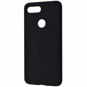 Чехол Silicone Case WAVE Full с микрофиброй для Xiaomi Mi 8 Lite / Mi 8 Youth (Mi 8X) – Black