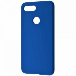 Чехол Silicone Case WAVE Full с микрофиброй для Xiaomi Mi 8 Lite / Mi 8 Youth (Mi 8X) – Blue