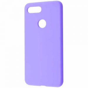 Чехол Silicone Case WAVE Full с микрофиброй для Xiaomi Mi 8 Lite / Mi 8 Youth (Mi 8X) – Light purple