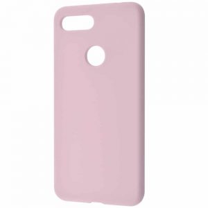 Чехол Silicone Case WAVE Full с микрофиброй для Xiaomi Mi 8 Lite / Mi 8 Youth (Mi 8X) – Pink sand