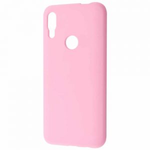 Чехол Silicone Case WAVE Full с микрофиброй для  Xiaomi Redmi Note 7 / 7 Pro / 7s – Light pink