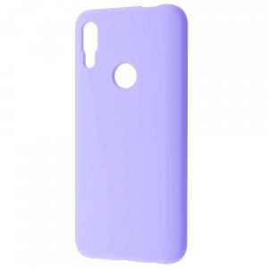 Чехол Silicone Case WAVE Full с микрофиброй для  Xiaomi Redmi Note 7 / 7 Pro / 7s – Light purple
