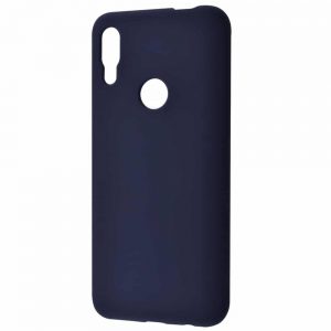 Чехол Silicone Case WAVE Full с микрофиброй для  Xiaomi Redmi Note 7 / 7 Pro / 7s – Midnight blue