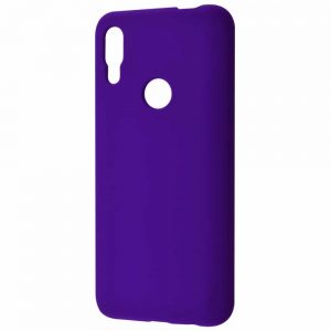 Чехол Silicone Case WAVE Full с микрофиброй для  Xiaomi Redmi Note 7 / 7 Pro / 7s – Purple