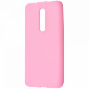 Чехол Silicone Case WAVE Full с микрофиброй для  Xiaomi Redmi K20 / K20 Pro / Mi 9T / Mi 9T Pro – Light pink