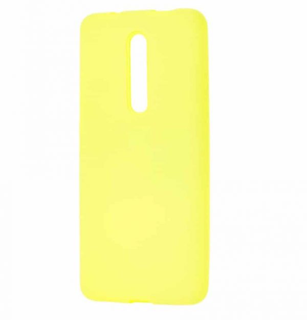 Чехол Silicone Case WAVE Full с микрофиброй для  Xiaomi Redmi K20 / K20 Pro / Mi 9T / Mi 9T Pro – Yellow