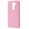 Чехол Silicone Case WAVE Full с микрофиброй для Xiaomi Redmi Note 8 Pro – Light pink