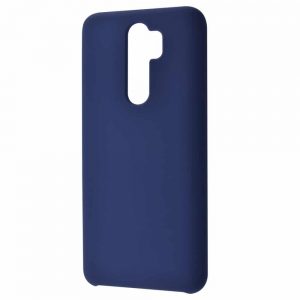 Чехол Silicone Case WAVE Full с микрофиброй для Xiaomi Redmi Note 8 Pro – Midnight blue