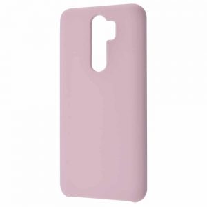 Чехол Silicone Case WAVE Full с микрофиброй для Xiaomi Redmi Note 8 Pro – Pink sand