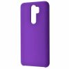 Чехол Silicone Case WAVE Full с микрофиброй для Xiaomi Redmi Note 8 Pro – Purple