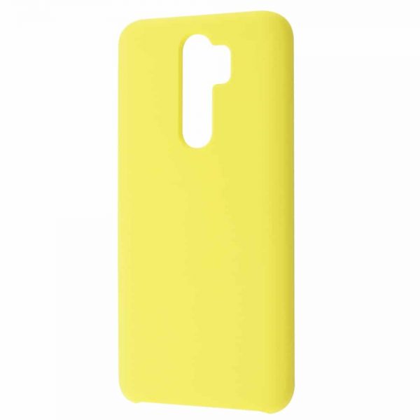 Чехол Silicone Case WAVE Full с микрофиброй для Xiaomi Redmi Note 8 Pro – Yellow