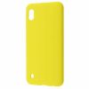 Чехол Silicone Case WAVE Full с микрофиброй для Samsung Galaxy A10 2019 (A105) – Yellow