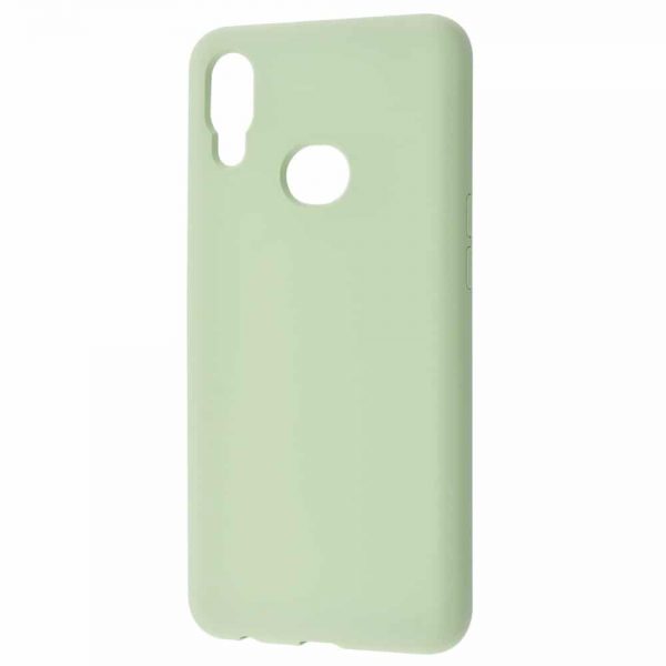 Чехол Silicone Case WAVE Full с микрофиброй для Samsung Galaxy A10s 2019 (A107) – Mint gum