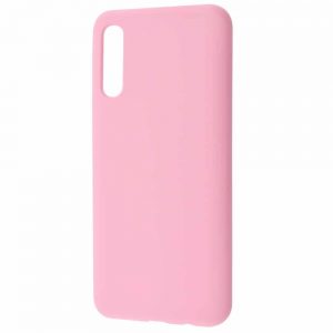 Чехол Silicone Case WAVE Full с микрофиброй для Samsung Galaxy A30s 2019 (A307) / A50 2019 (A505) – Light pink
