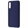 Чехол Silicone Case WAVE Full с микрофиброй для Samsung Galaxy A30s 2019 (A307) / A50 2019 (A505) – Midnight blue