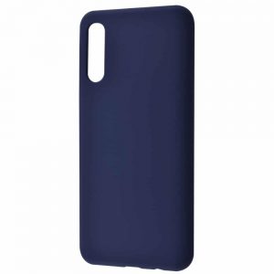 Чехол Silicone Case WAVE Full с микрофиброй для Samsung Galaxy A30s 2019 (A307) / A50 2019 (A505) – Midnight blue