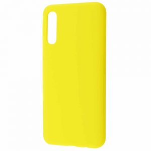 Чехол Silicone Case WAVE Full с микрофиброй для Samsung Galaxy A30s 2019 (A307) / A50 2019 (A505) – Yellow