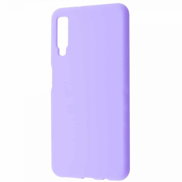 Чохол Silicone WAVE Full для Samsung Galaxy A7 2018 A750 Light purple