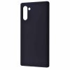 Чехол Silicone Case WAVE Full с микрофиброй для Samsung Galaxy Note 10 (N970) – Black