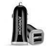 Автомобильное зарядное устройство Joyroom C-M 216 + кабель Lightning (2USB / 3.1A) – Black 36130