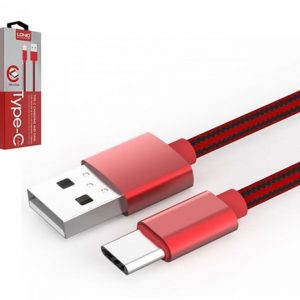 Кабель LDNIO LS60 USB to TYPE-C Cable 2.4A (1м)- Red