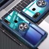 Чехол TPU+PC Deen CrystalRing с креплением под магнитный держатель для Samsung Galaxy A20 / A30 2019 — Темно-синий 35808