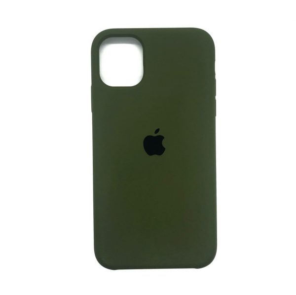 Оригинальный чехол Silicone case + HC для Iphone 11 Pro Max №48 – Army green