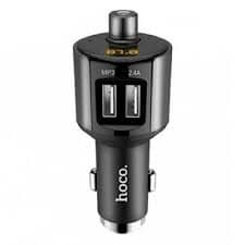 Автомобильное зарядное устройство HOCO E19 Bluetooth FM-трансмиттер (2USB / 2.4A) – Black