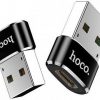 Адаптер Hoco UA6 USB to Type-C – Black 35916