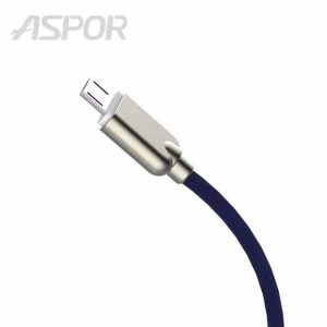 Кабель Aspor A116 Kirsite Cable USB to MicroUSB 2.4A (1.2м) – Black