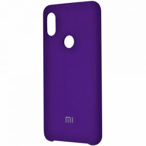 Оригинальный чехол Silicone Case с микрофиброй для Xiaomi Mi 8 SE – Purple