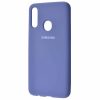Оригинальный чехол Silicone Cover 360 с микрофиброй для Samsung Galaxy A20s 2019 (A207) – Lavender gray