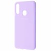 Оригинальный чехол Silicone Cover 360 с микрофиброй для Samsung Galaxy A20s 2019 (A207) – Light purple