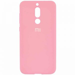 Оригинальный чехол Silicone Cover 360 с микрофиброй для Xiaomi Redmi 8 / 8A – Розовый / Pink