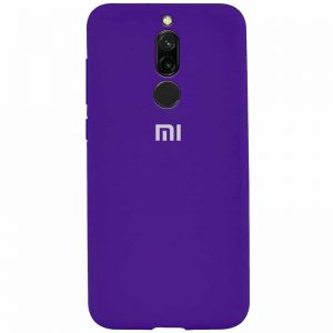 Оригинальный чехол Silicone Cover 360 с микрофиброй для Xiaomi Redmi 8 / 8A – Фиолетовый / Purple