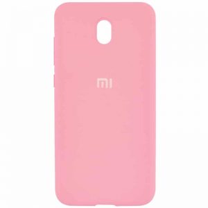 Оригинальный чехол Silicone Cover 360 с микрофиброй для Xiaomi Redmi 8A – Розовый / Pink