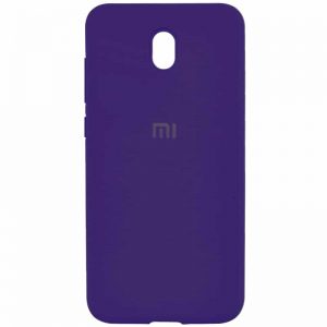 Оригинальный чехол Silicone Cover 360 с микрофиброй для Xiaomi Redmi 8A – Фиолетовый / Purple