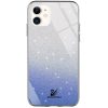 Чехол с блестками Swarovski TPU+Glass для  Iphone 11 – Синий