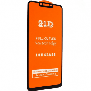 Защитное стекло 21D Full Glue Cover Glass на весь экран для Huawei P Smart Plus / Nova 3i – Black