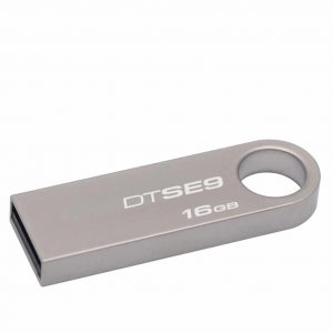 Флеш-память Kingston DT SE 9 16GB Metal – Silver