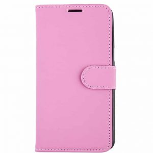 Кожаный чехол-книжка Wallet Glossy с визитницей для Xiaomi Redmi 3s / Pro – Розовый